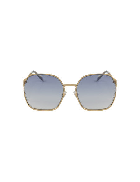 Miu Miu MU 52WS ZVN-07S Square Shape Gray Silver