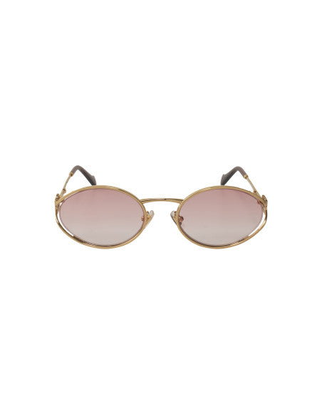Miu Miu MU 52YS 5AK-06S Oval Shape Pink Gradient Gold
