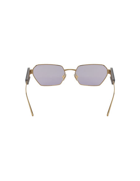 Miu Miu MU 53WS ZVN-05S Square Shape Pale Gold Violet