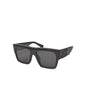 Miu Miu MU 10WS 1BO-5S0 Square Shape Black Gray