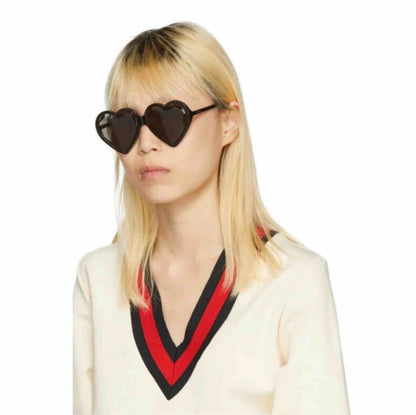 Gucci Gg0360Sa 001 Heart Fashion Inspired Negro