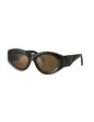 Prada SPR 20ZS 19D-01T Square Shape Cafe Negro