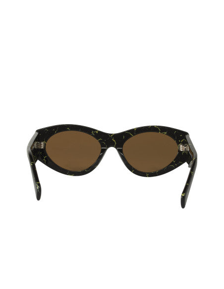 Prada SPR 20ZS 19D-01T Square Shape Cafe Negro