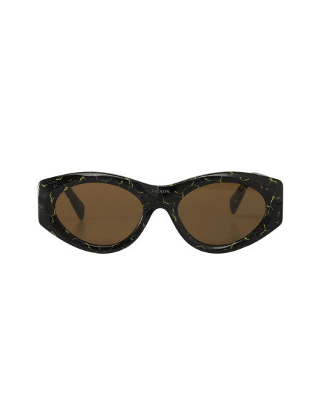 Prada SPR 20ZS 19D-01T Square Shape Cafe Negro