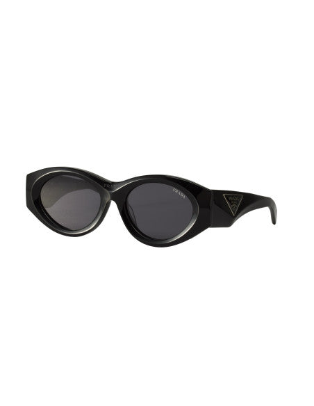 Prada SPR 20ZS 1AB-5S0 Square Shape Negro Plata
