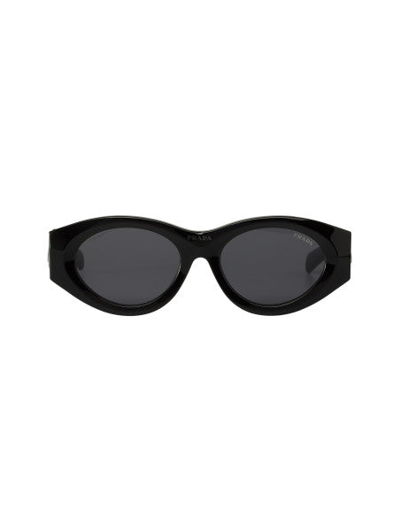 Prada SPR 20ZS 1AB-5S0 Square Shape Negro Plata
