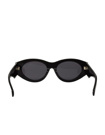 Prada SPR 20ZS 1AB-5S0 Square Shape Negro Plata