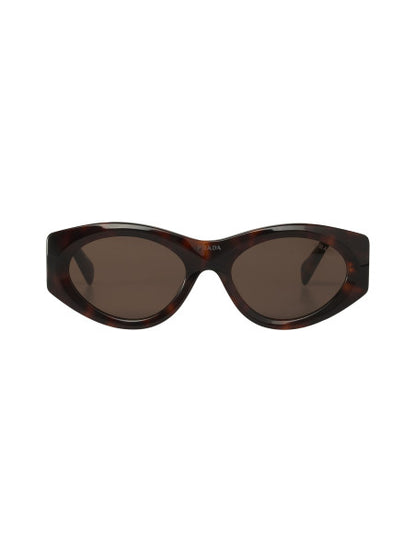 Prada SPR 20ZS 2AU-06B Square Shape Cafe Carey