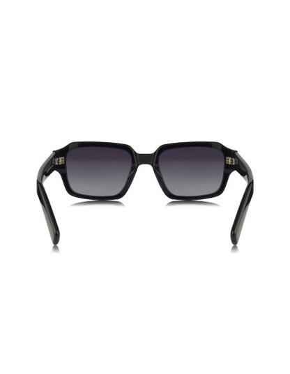 Prada SPR 02ZS 1AB-06T Square Shape Black Dark Grey