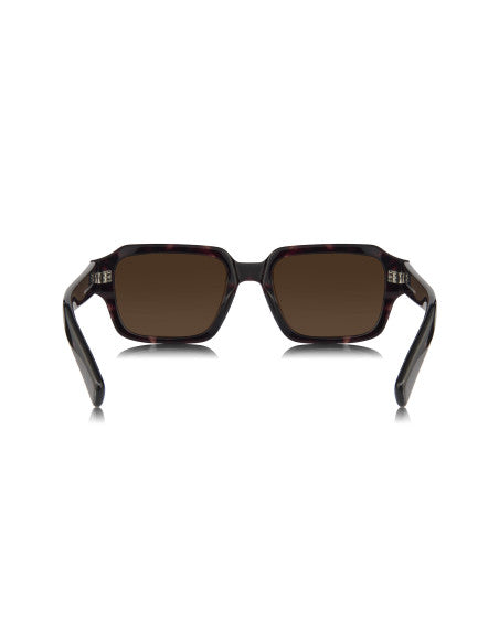 Prada SPR 02ZS 2AU-01D Square Shape Tortoise Polarized
