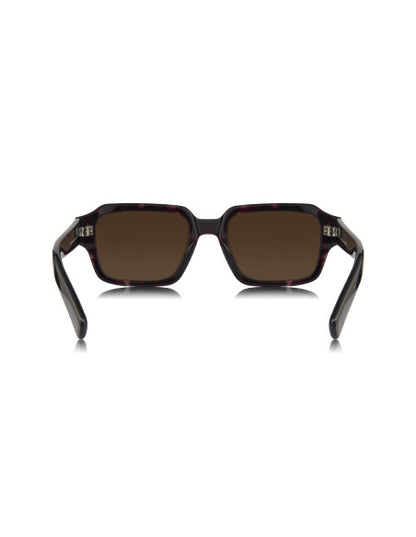 Prada SPR 02ZS 2AU-01D Square Shape Tortoise Polarized