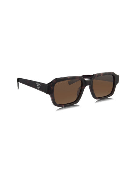 Prada SPR 02ZS 2AU-01D Square Shape Tortoise Polarized