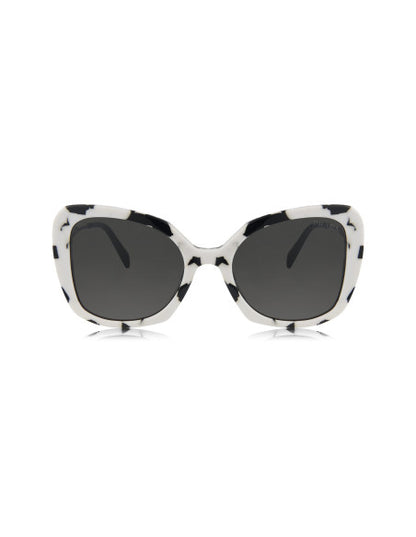 Prada SPR 03Y 02Y-5S0 Square Shape White Marble