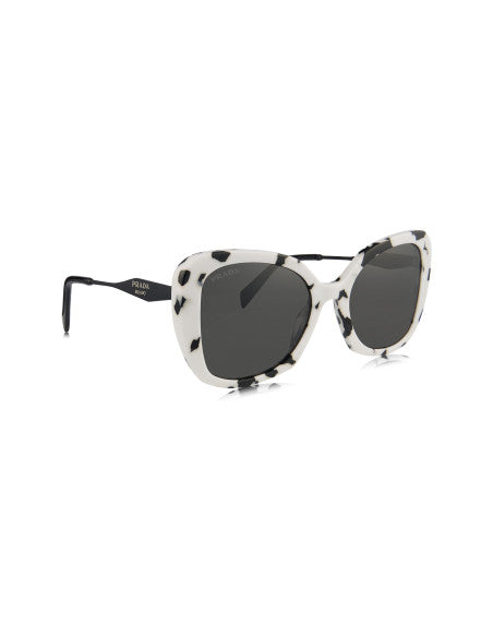 Prada SPR 03Y 02Y-5S0 Square Shape White Marble