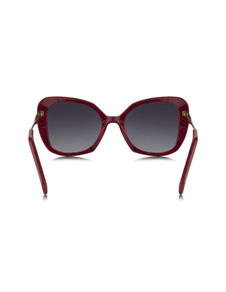 Prada SPR 03Y 15D-09S Square Shape Red Marble Gradient