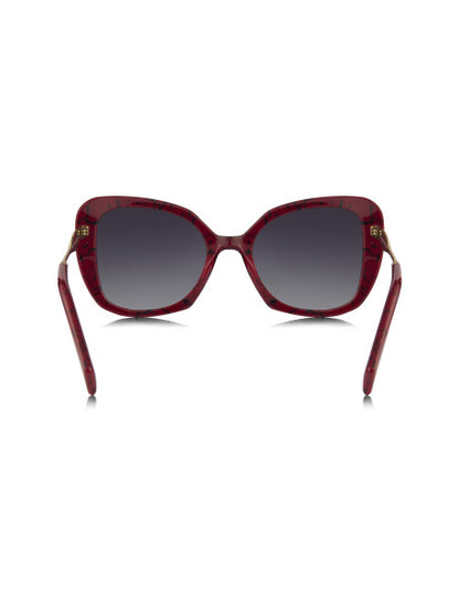 Prada SPR 03Y 15D-09S Square Shape Red Marble Gradient
