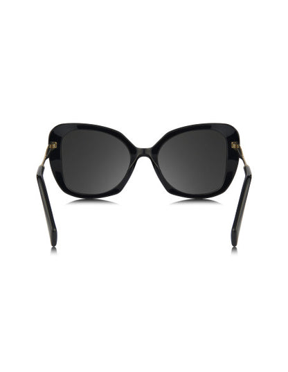 Prada SPR 03Y 1AB-5S0 Square Shape Black Gold