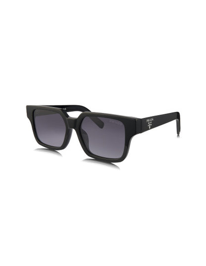 Prada SPR 03ZS 1AB-06T Square Shape Black silver