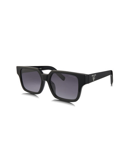 Prada SPR 03ZS 1AB-06T Square Shape Black silver
