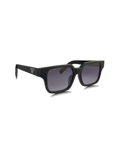 Prada SPR 03ZS 1AB-06T Square Shape Black silver