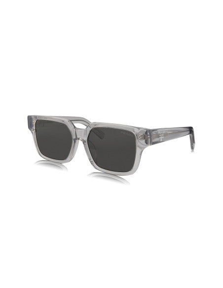 Prada SPR 03ZS U43-0A9 Square Shape Grey Transparent