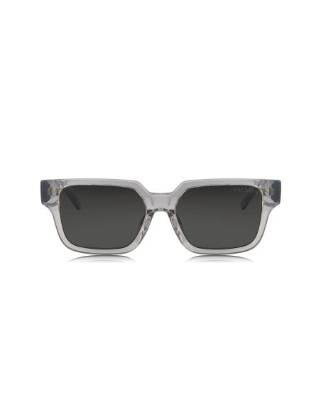 Prada SPR 03ZS U43-0A9 Square Shape Grey Transparent