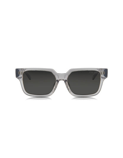 Prada SPR 03ZS U43-0A9 Square Shape Grey Transparent