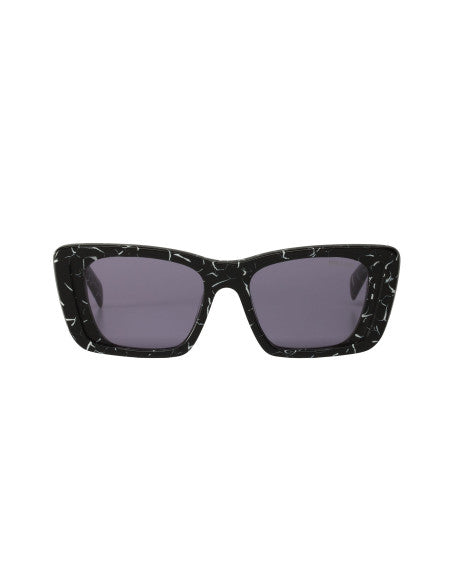 Prada SPR 08YS 03V-01O Oversized rectangular Marble Violet