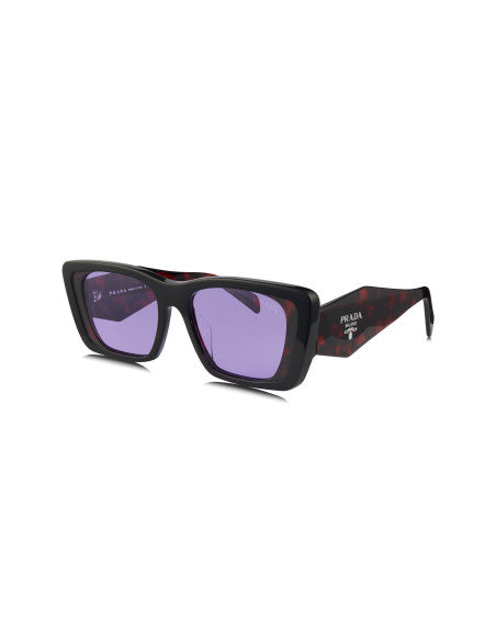 Prada SPR 08YS 04V-6O2 Oversized rectangular Black Violet