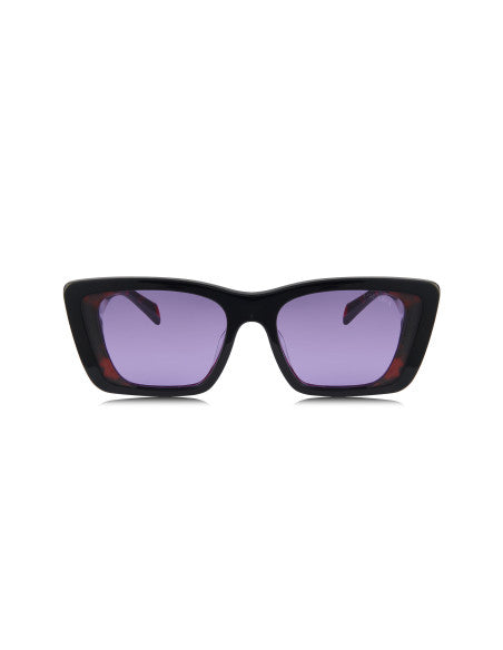 Prada SPR 08YS 04V-6O2 Oversized rectangular Black Violet