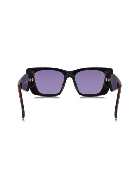 Prada SPR 08YS 04V-6O2 Oversized rectangular Black Violet