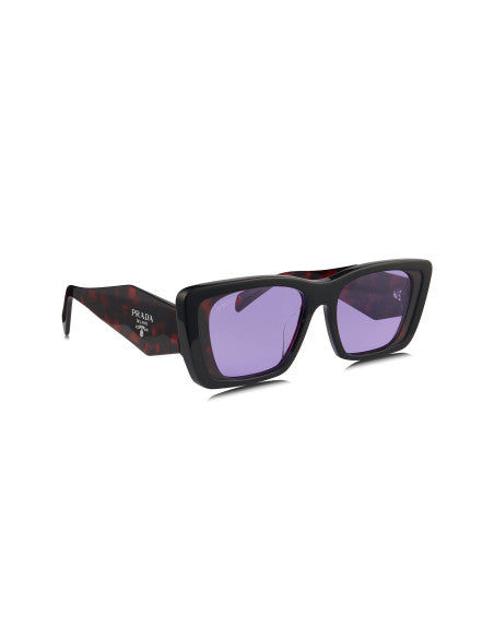 Prada SPR 08YS 04V-6O2 Oversized rectangular Black Violet