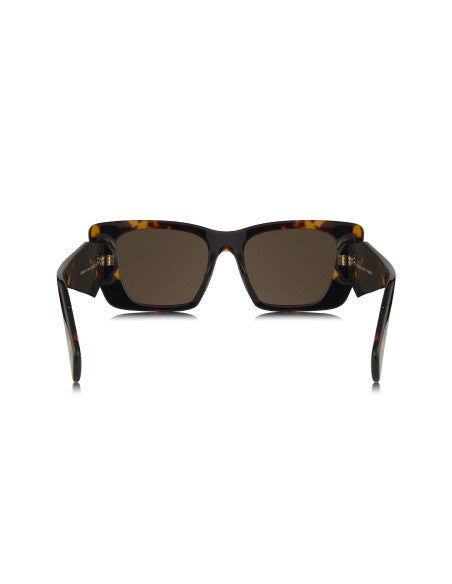 Prada SPR 08YS VAU-01T Oversized rectangular Tortoise