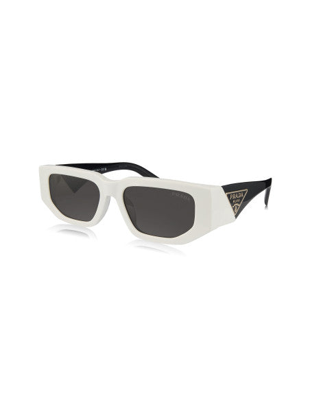 Prada SPR 09ZS 142-5S0 Square Shape Black White