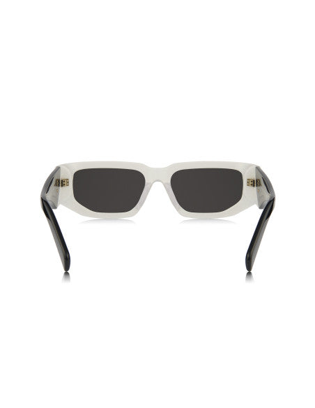 Prada SPR 09ZS 142-5S0 Square Shape Black White