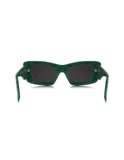 Prada SPR 13ZS 16D-5S0 Square Fashion Green Marble