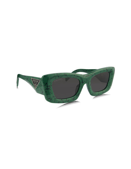 Prada SPR 13ZS 16D-5S0 Square Fashion Green Marble