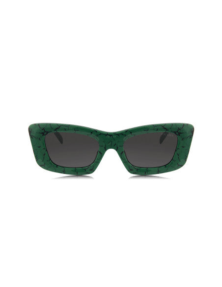 Prada SPR 13ZS 16D-5S0 Square Fashion Green Marble