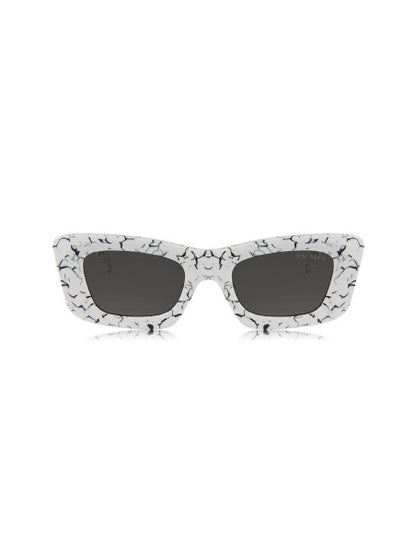 Prada SPR 13ZS 17D-5S0 Square Fashion White Marble