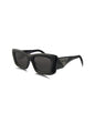 Prada SPR 13ZS 1AB-5S0 Square Fashion Black Silver