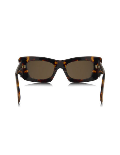 Prada SPR 13ZS 2AU-06B Square Fashion Tortoise Gold