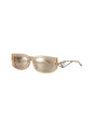 Prada SPR 14Y 19M-4I2 Symbole Rectangle Crystal Beige