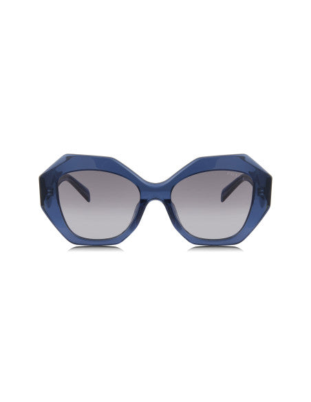 Prada SPR 16WS 08Q-08I Oversized Geometric Blue