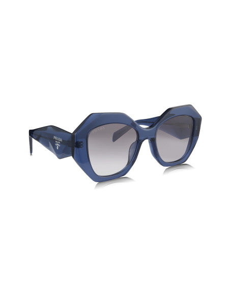 Prada SPR 16WS 08Q-08I Oversized Geometric Blue