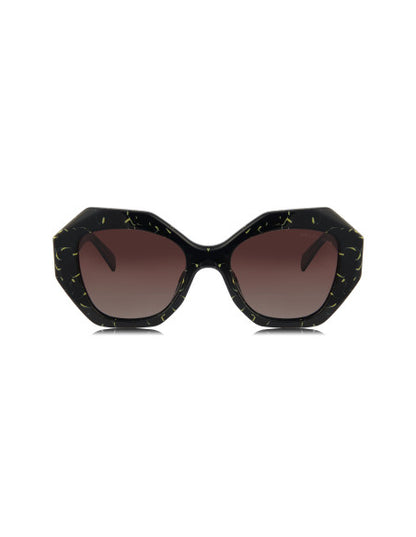 Prada SPR 16WS 19D-6E1 Oversized Geometric Marble
