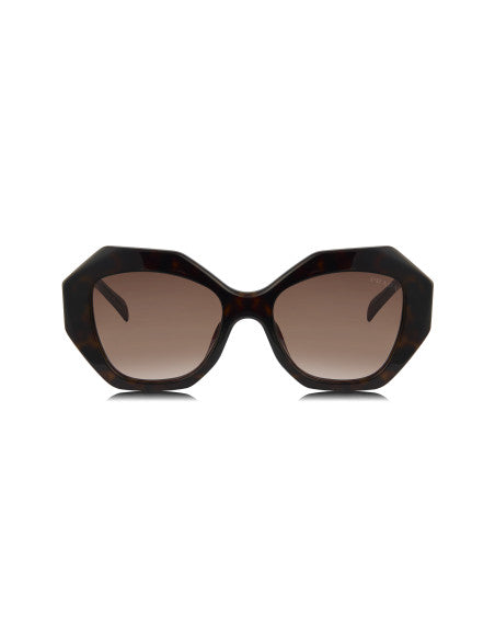 Prada SPR 16WS 2AU-6S1 Oversized Geometric Coffee