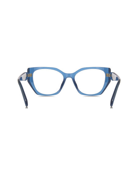 Prada SPR 18WV 08Q-1O1 Oftalmico Square Shape Blue crystal