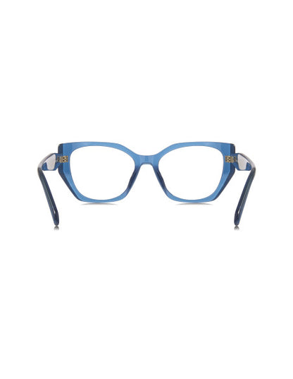 Prada SPR 18WV 08Q-1O1 Oftalmico Square Shape Blue crystal