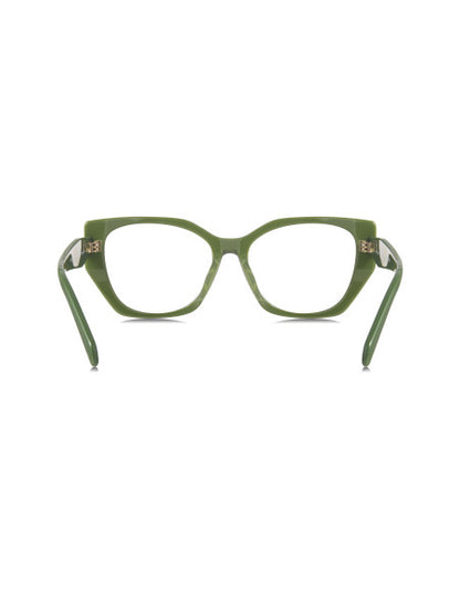 Prada SPR 18WV 13J-1O1 Oftalmico Square Shape Sage Green