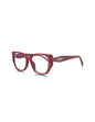 Prada Spr 18wv 15d-1o1 Square Shape Red Marble